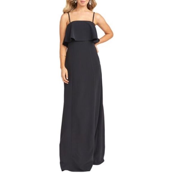 Show me your MuMu Monaco Ruffle Maxi Dress - Picture 6 of 11